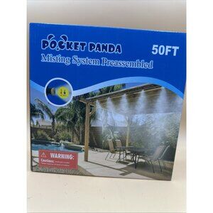 Pocket Panda Misting System 50FT 15X T-Joints Outdoor Cooling System Hose Kit